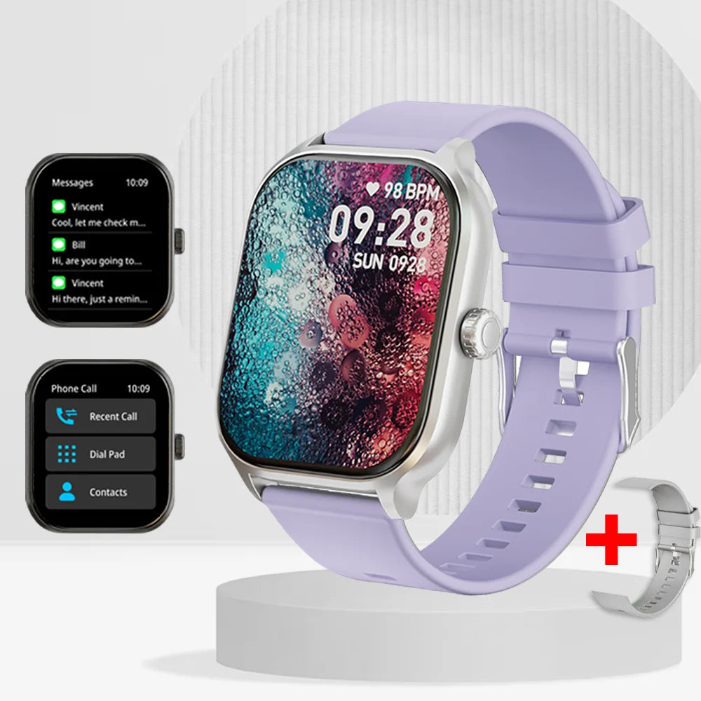 LAXASFIT Smart Watch Bluetooth Call Voice Assistant 100 Sports Android IOS