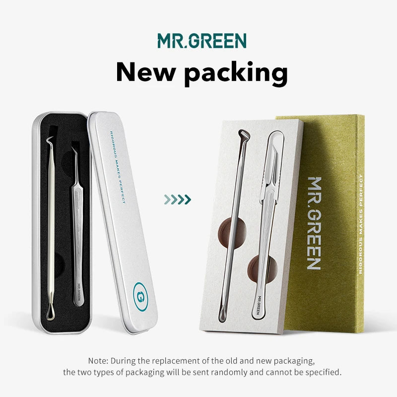 MR.GREEN Acne Remover Needles Blackhead Extractor Set Stainless Steel