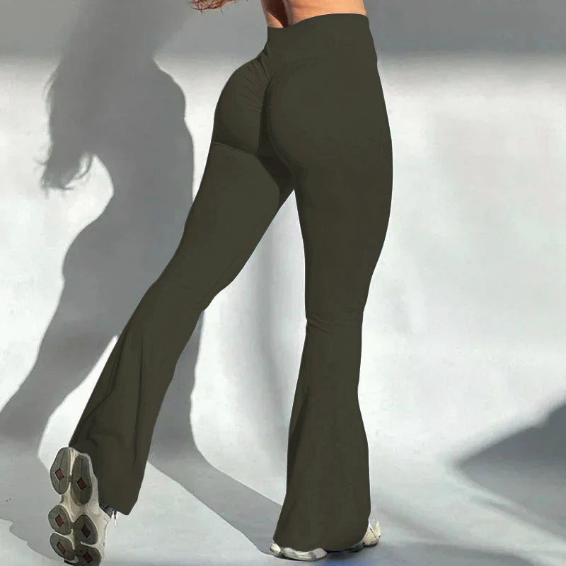 NONECN High Waist Yoga Leggings Scrunch Butt For Women