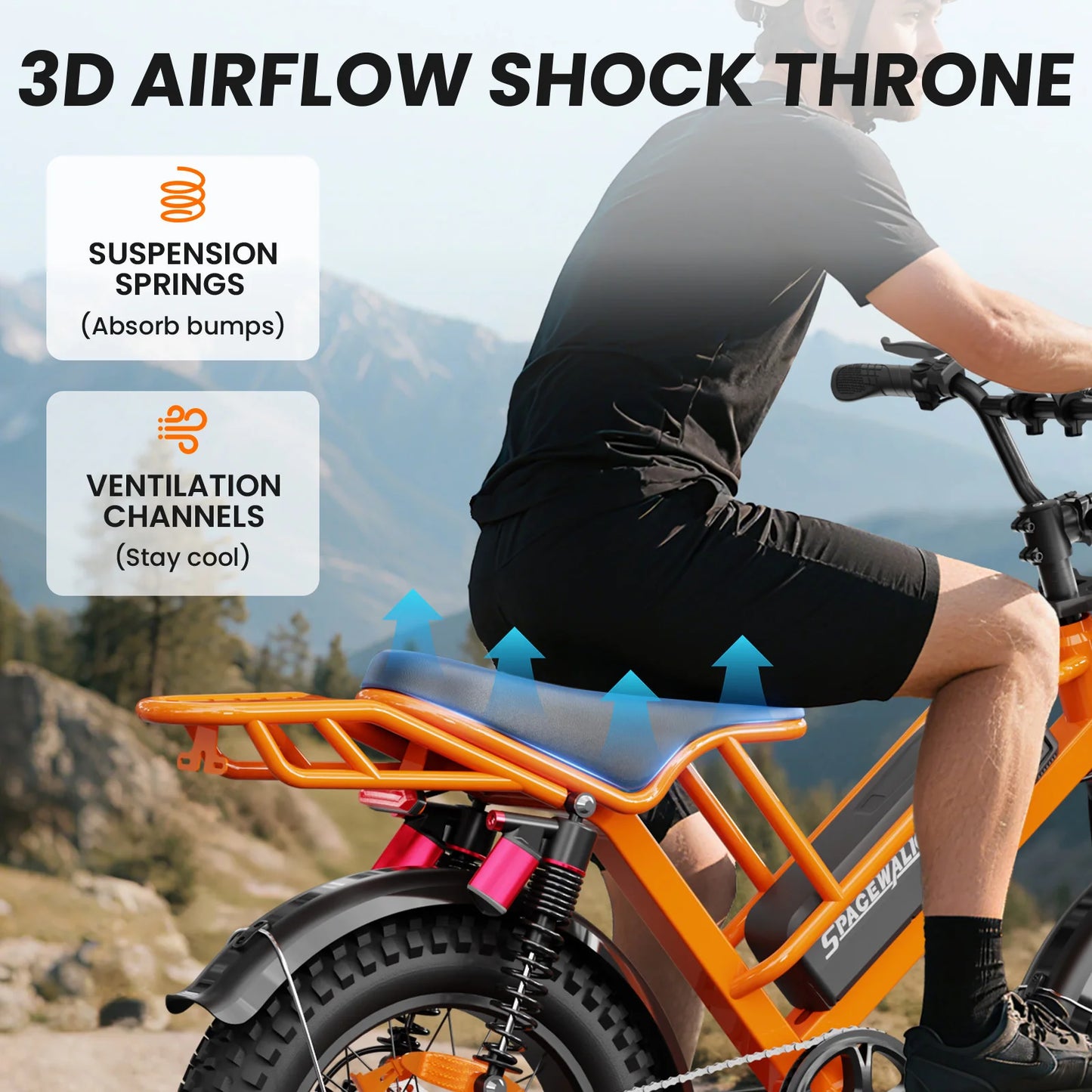 EILLEO SPACEWALK M7 Electric Bike With 750W Peak Motor