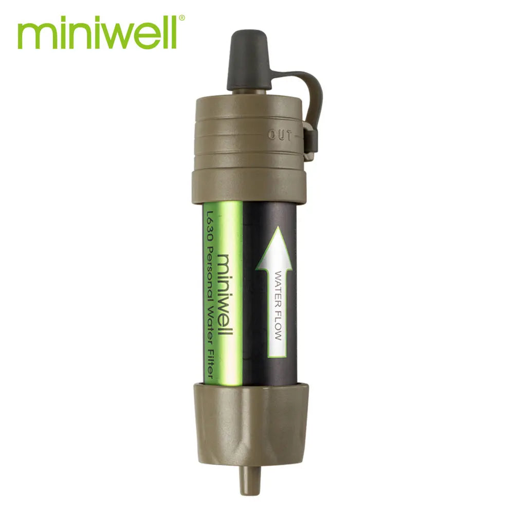 Miniwell L630 Personal Camping Water Filter Straw Purifier