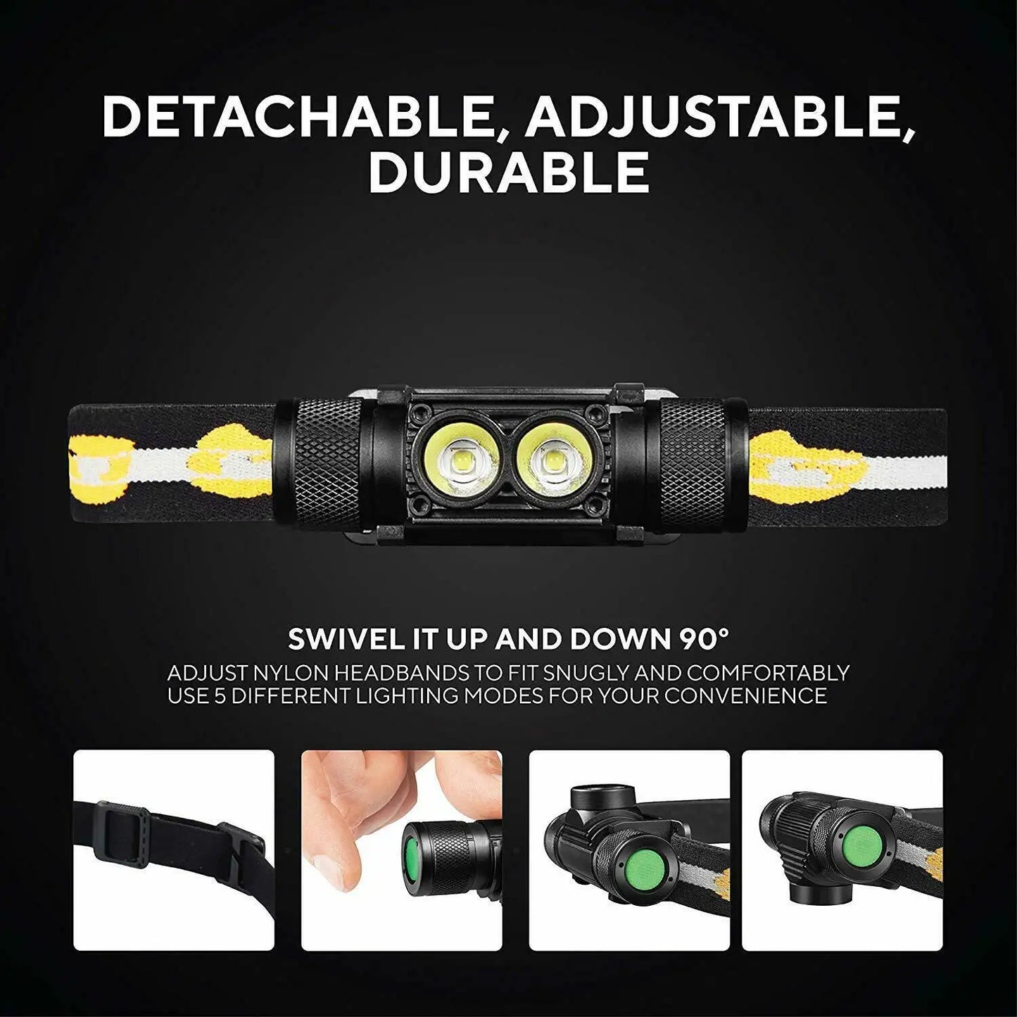 Sofirn H25S LED Headlamp 1200 Lumen USB Rechargeable