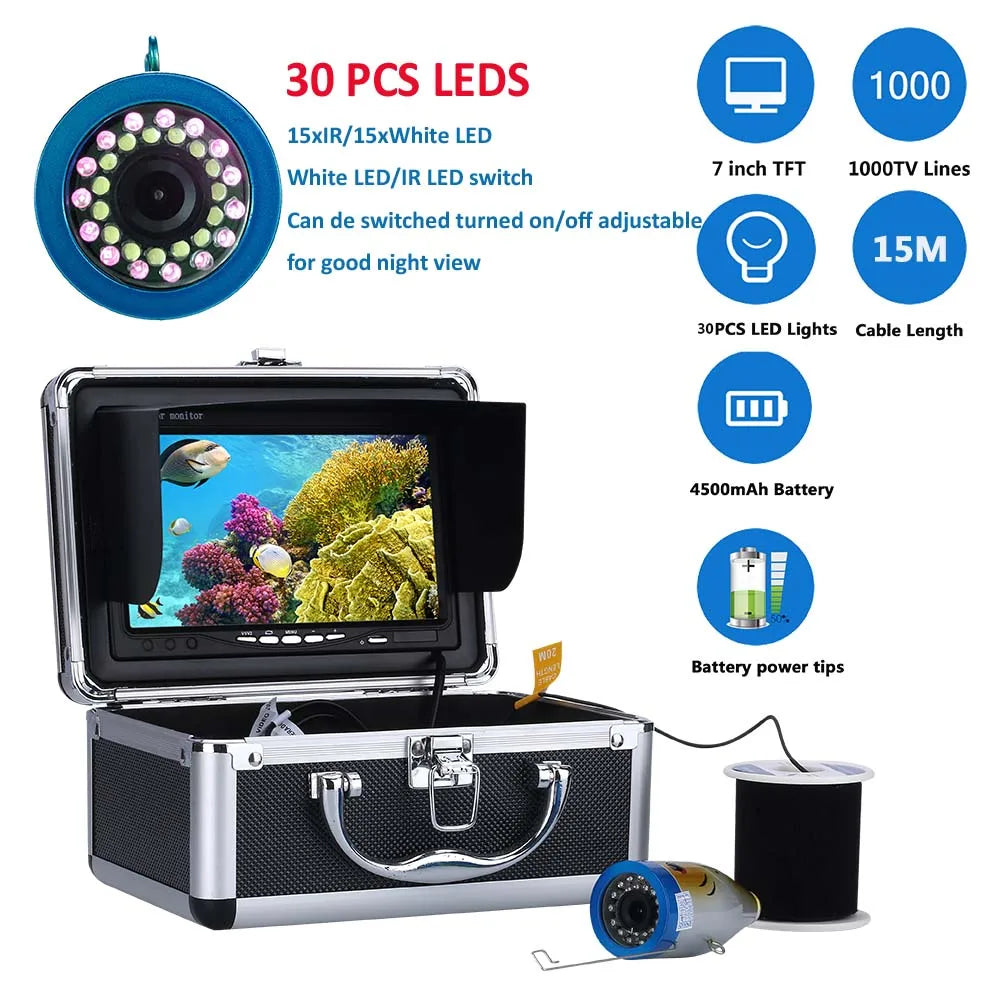 MountainOne Fish Finder Underwater Camera 1000TVL Waterproof Ice Fishing