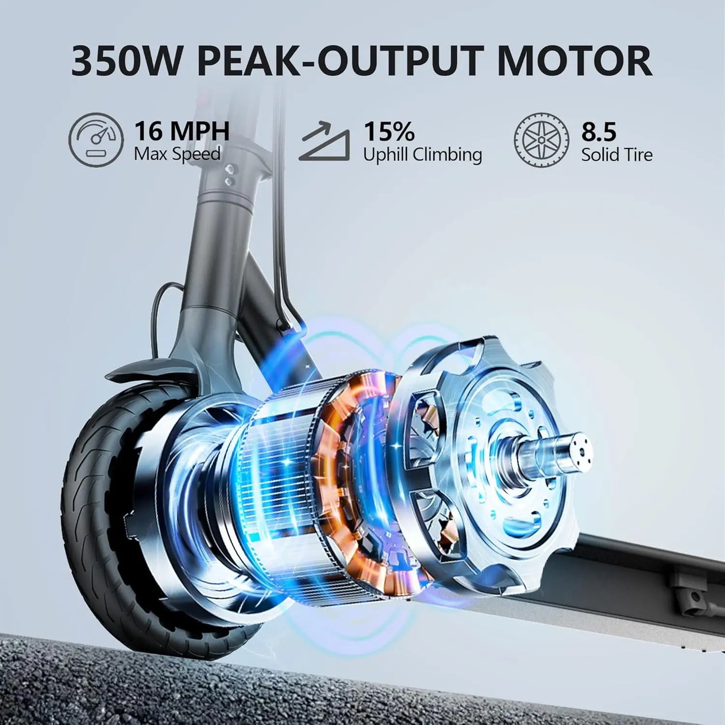 Ladped LP60 Electric Scooter 350W 19 Mph Folding