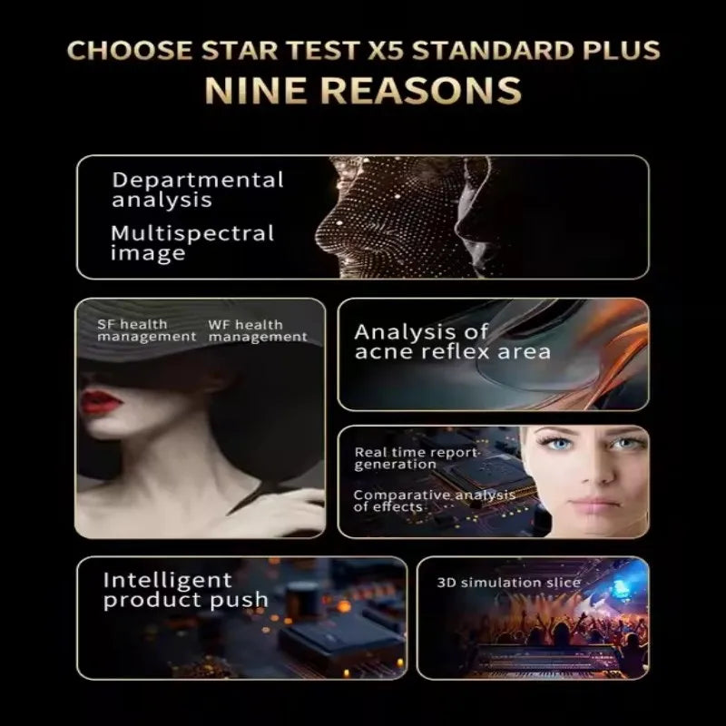 MYOSLIM X5 Pro AI 3D Facial Analyzer Skin Diagnosis Scanner