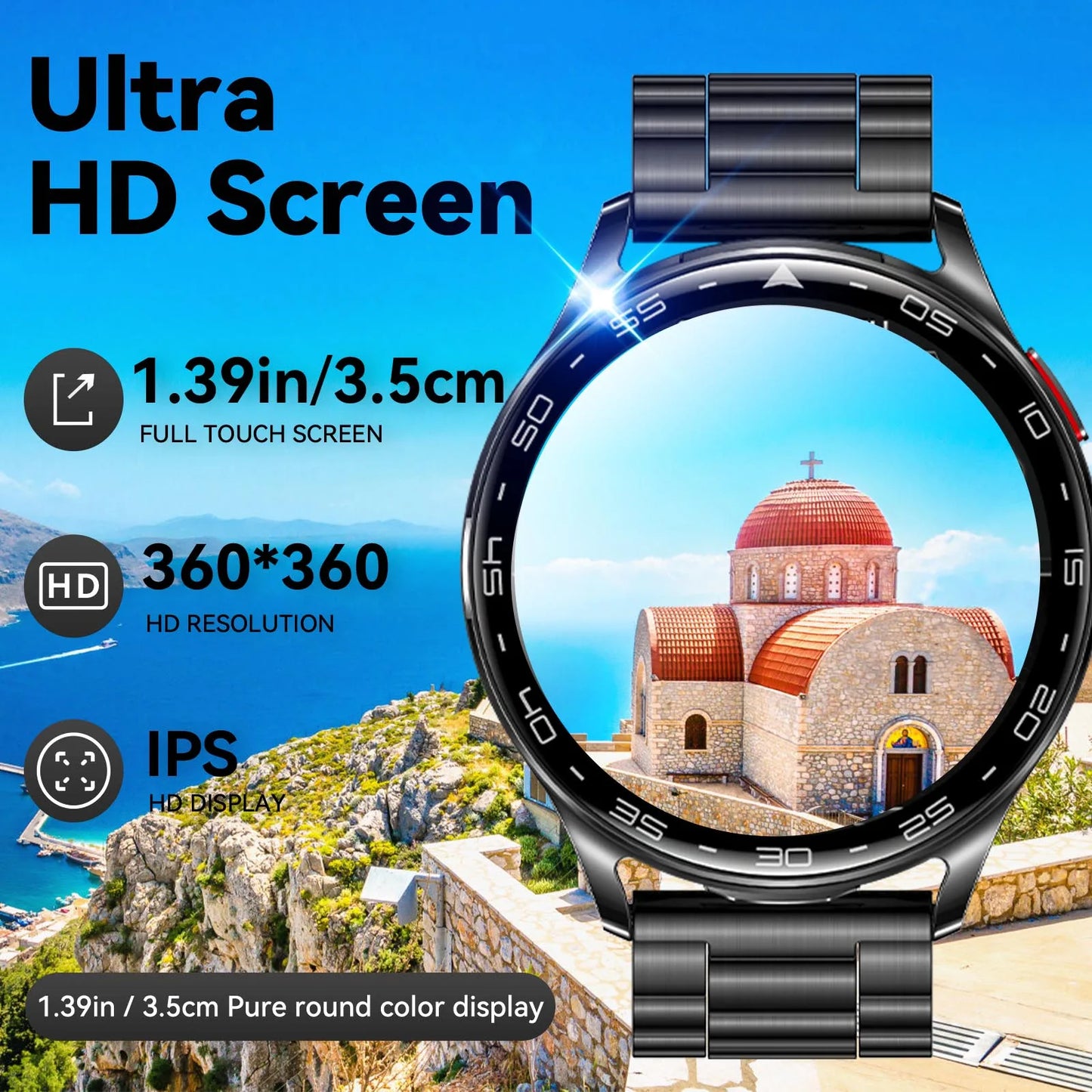 EIGIIIS Smart Watch With Earbuds And Health Tracker