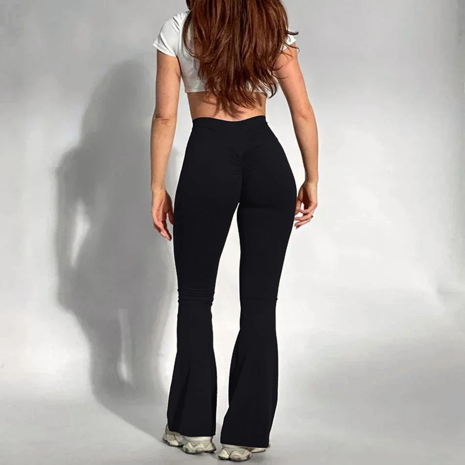 NONECN High Waist Yoga Leggings Scrunch Butt For Women