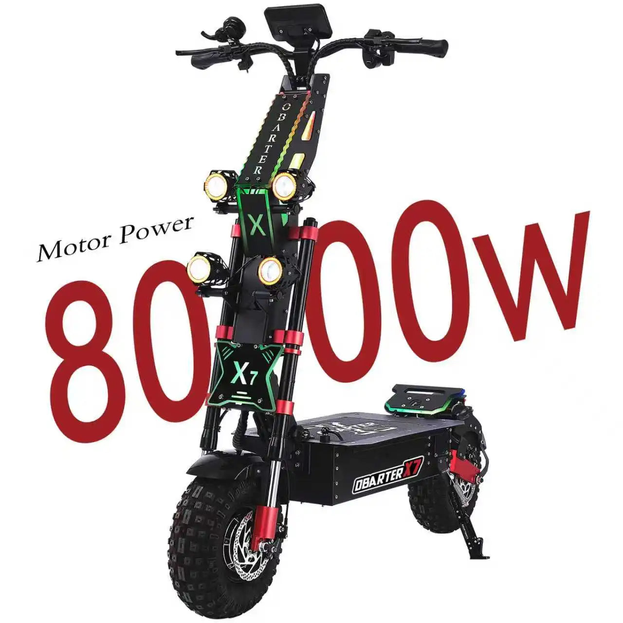 OBARTER X7 Electric Scooter 8000W Dual Motor 60V40AH