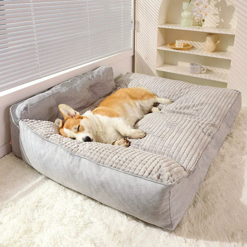 NONECN Cozy Dog Sofa Bed For Winter Comfort And Warmth