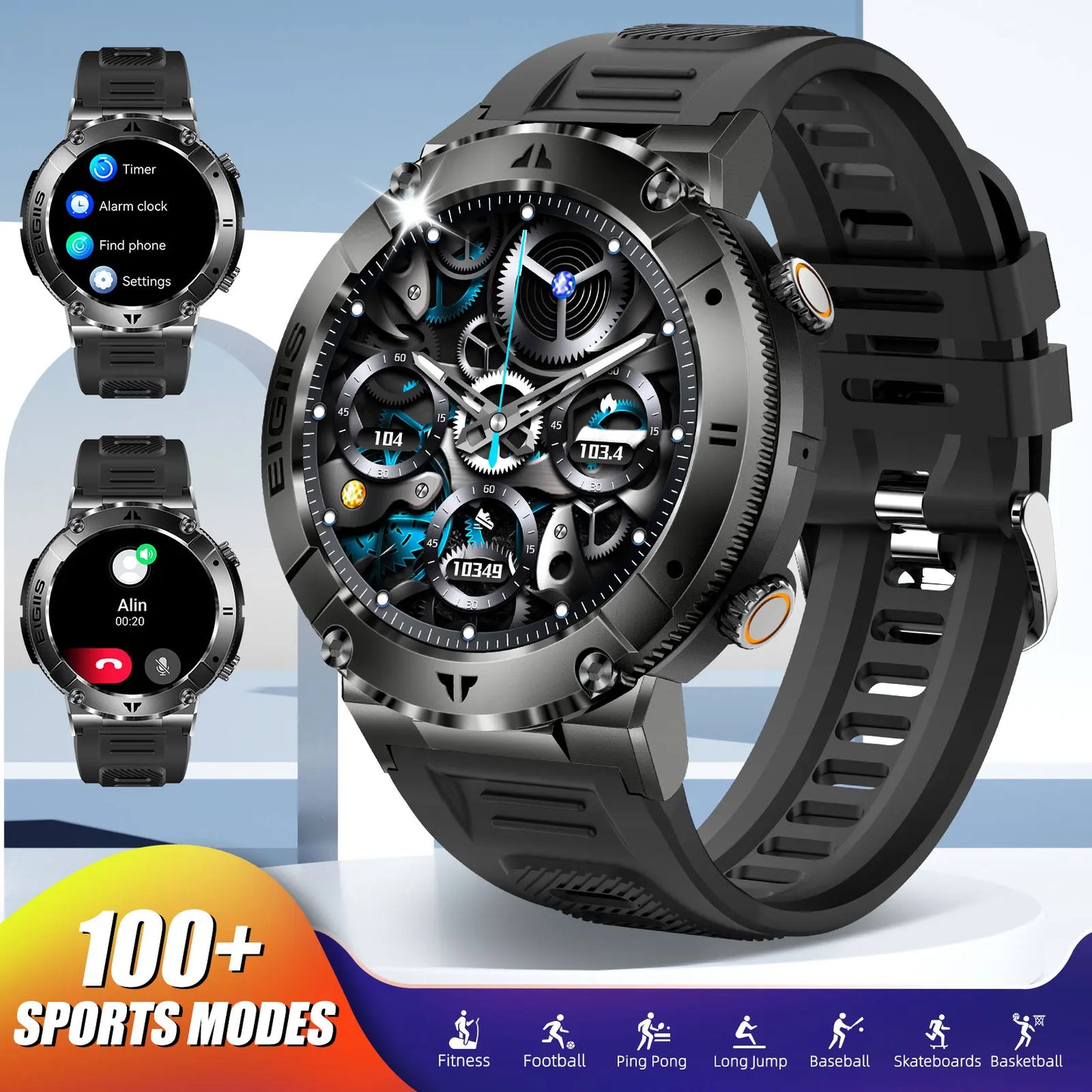 LaNikar Smartwatch TFT Display Bluetooth Calling Blood Pressure Monitor