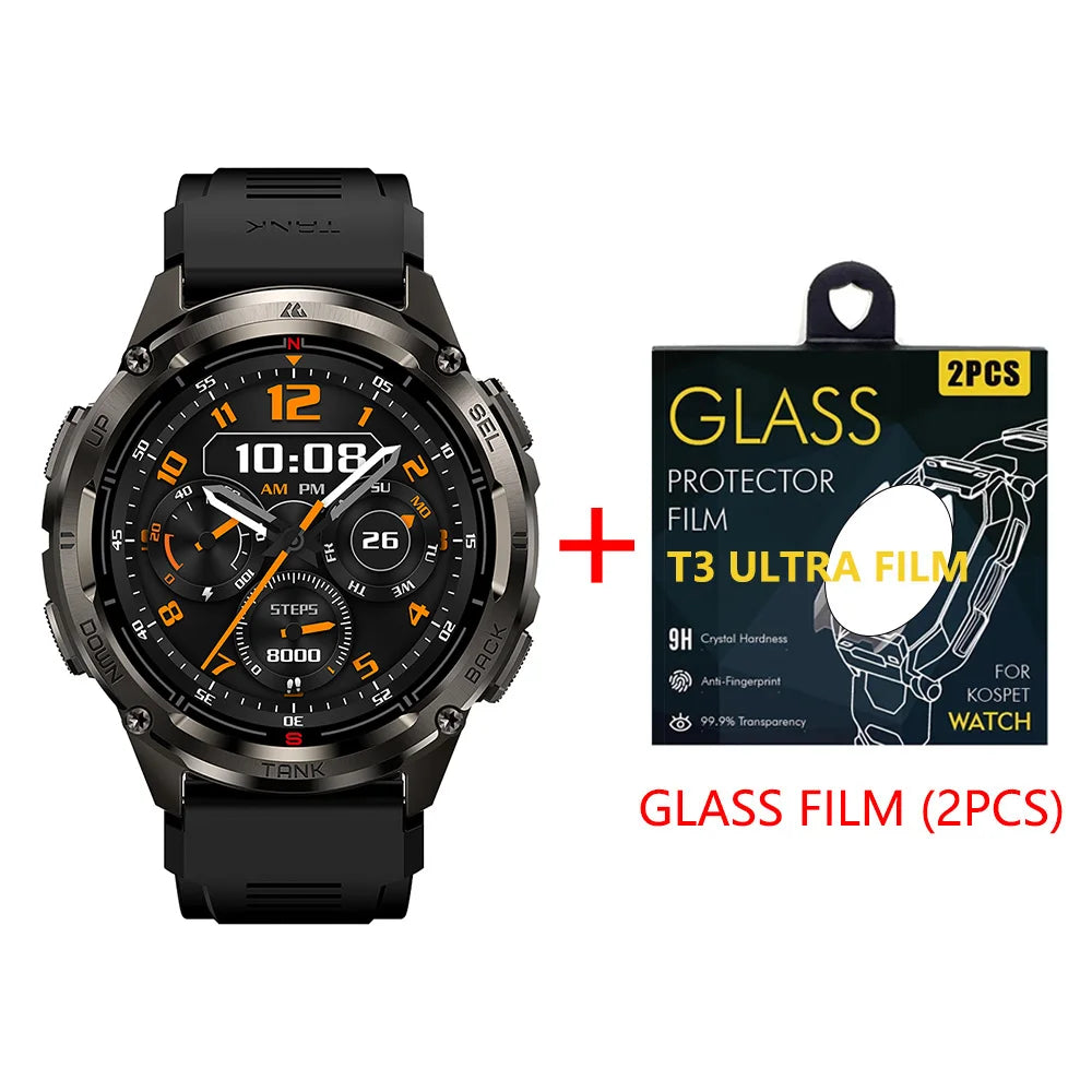 KOSPET Tank T3 Ultra 2 GPS Smartwatch With Bluetooth Calling