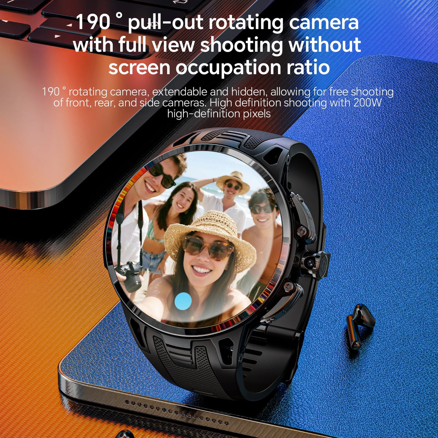 LOKMAT APPLLP 4 Pro Android Watch Phone 4G Smartwatch