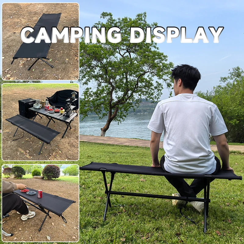 WEST TUNE Outdoor Camping Double Folding Chair For Travel