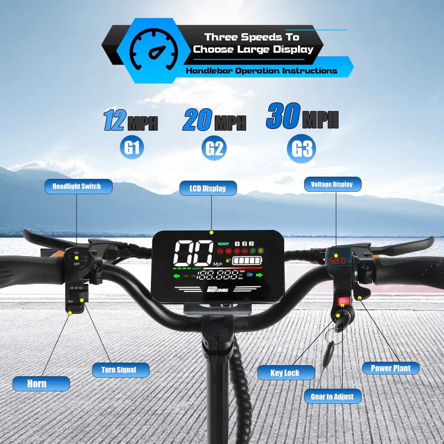 Arwibon Q30 2500W Electric Scooter