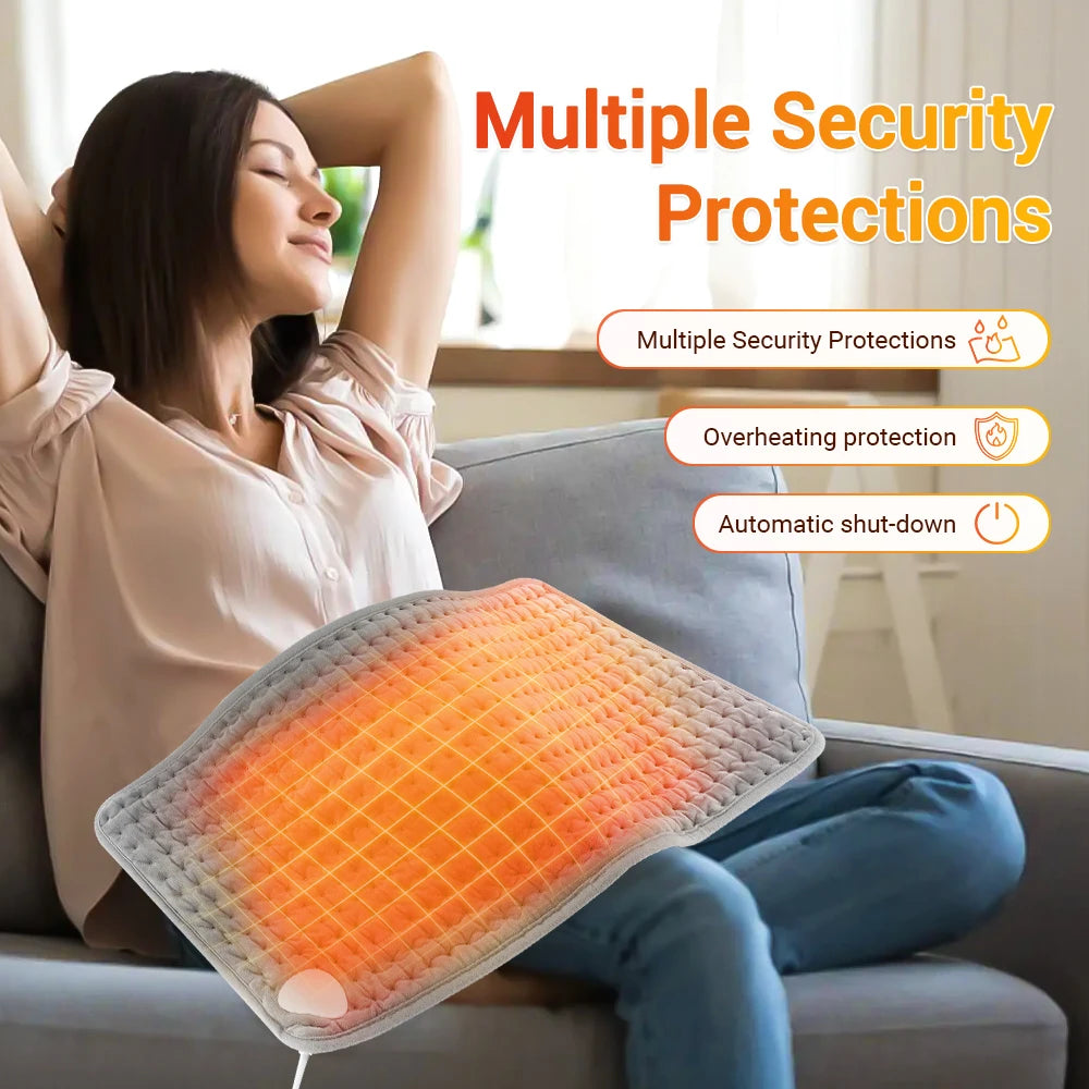 Hailicare Electric Heating Waist Pad With Adjustable Temperature Massage