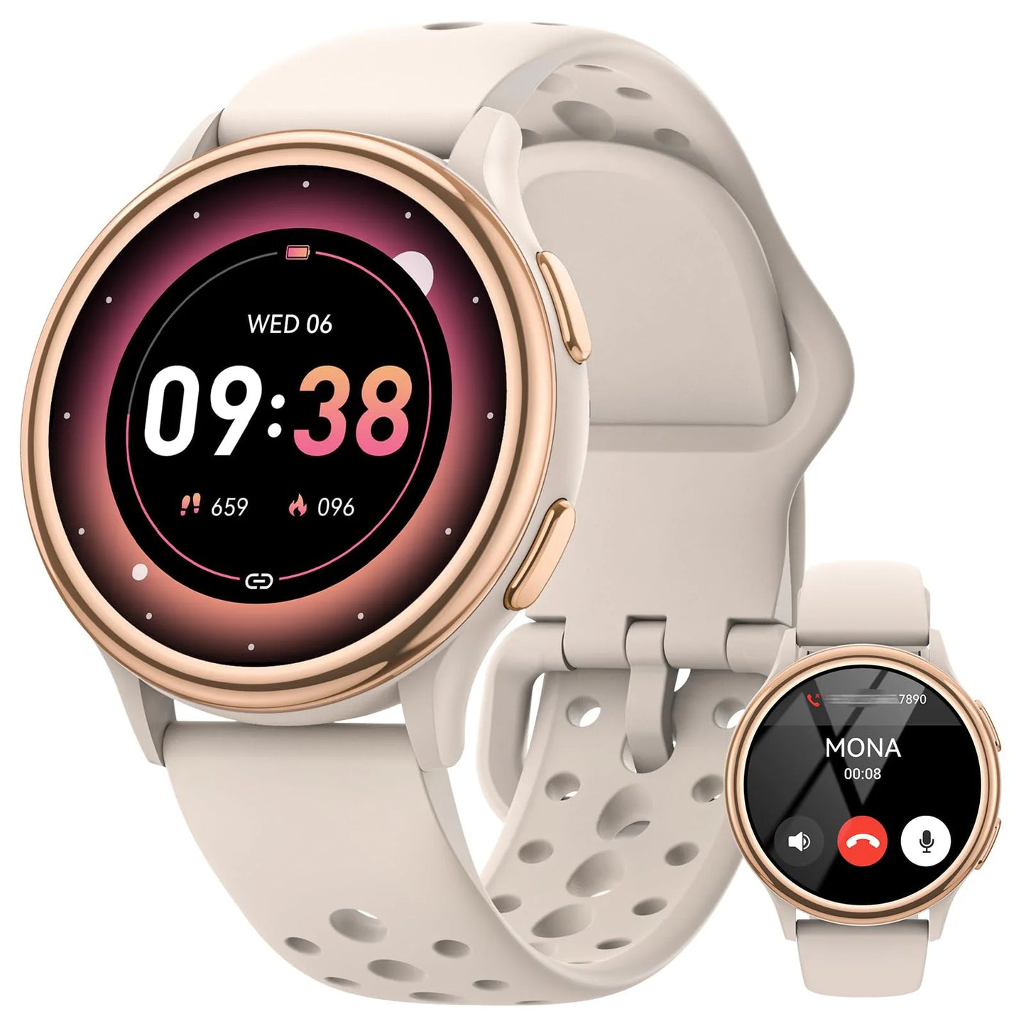 AnyloopCa Women Smartwatch With 400 Plus Watch Faces Fitness Tracker