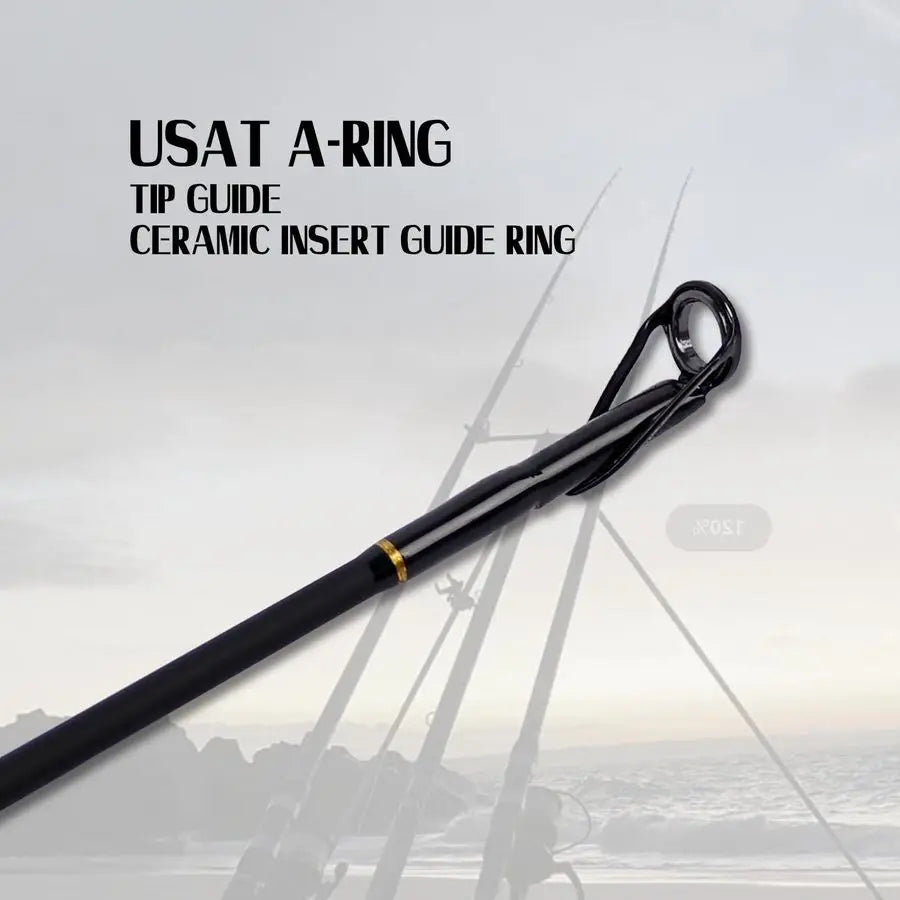 Surf Fishing Rod Saltwater Casting Rod Portable Travel Rod