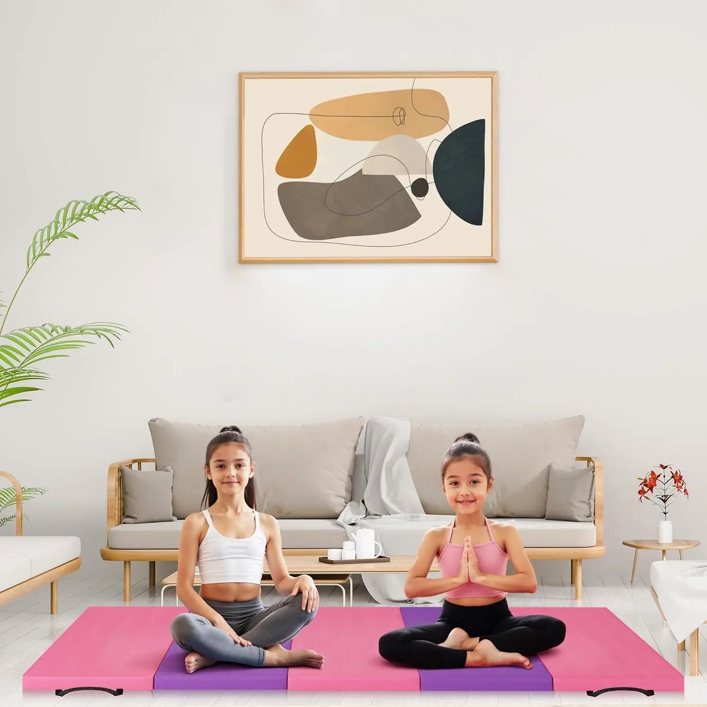 TWISTER.CK Folding Gym Mat Extra Firm High-Density Tumbling