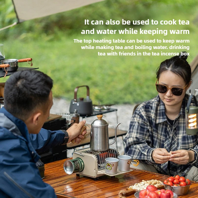 NONED Outdoor Mini Heating Stove Camping Gas Burner