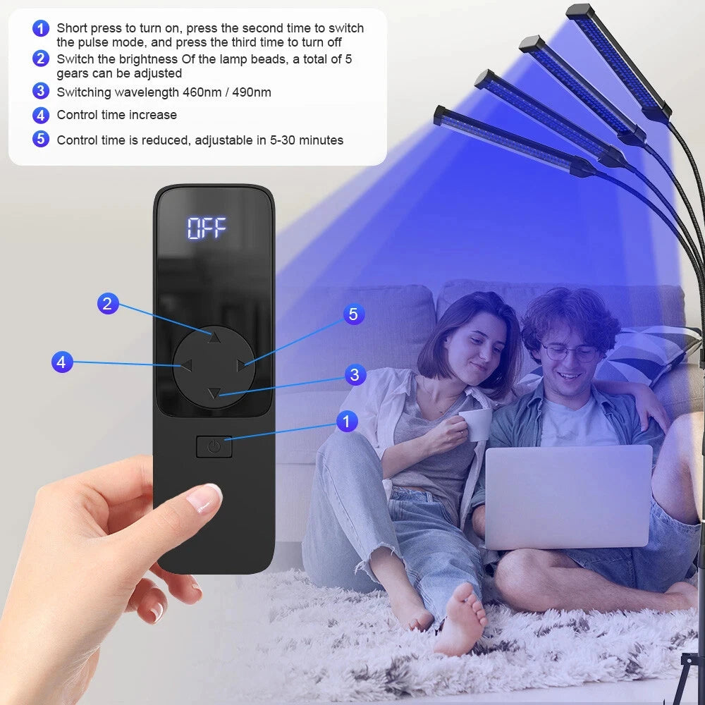 KTS 360 Rotation Tanning Solarium Lamp 4-Head 60W Whole Body