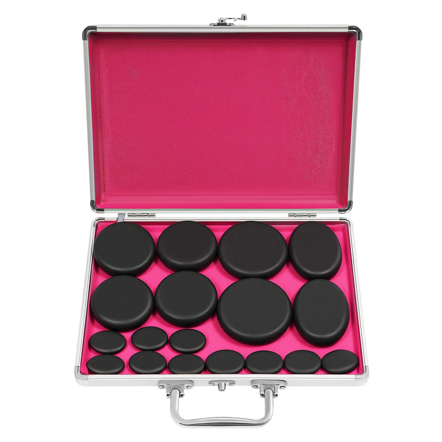 Bymaocar Professional Hot Stone Massage Kit With Heater 20 Basalt Stones