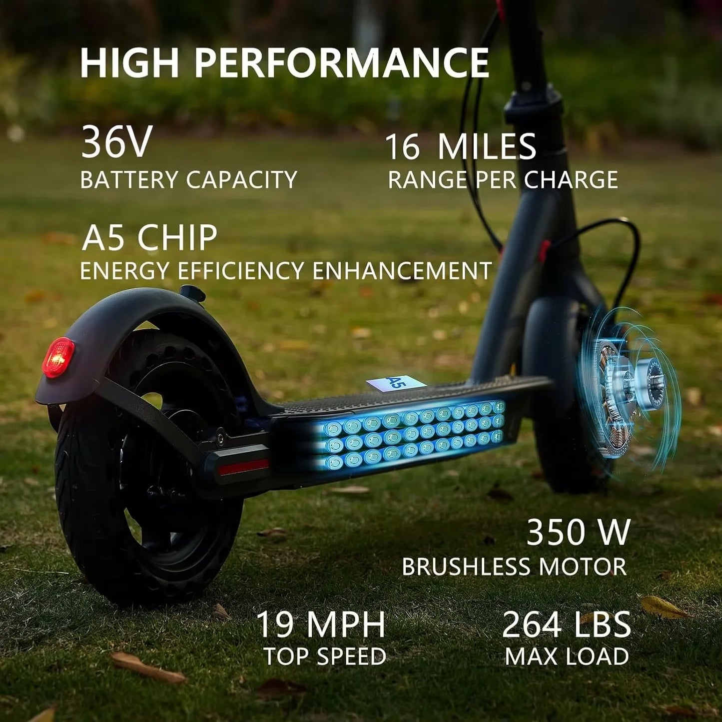 AOVOPRO G5.0 Foldable Electric Scooter 36V Long Range