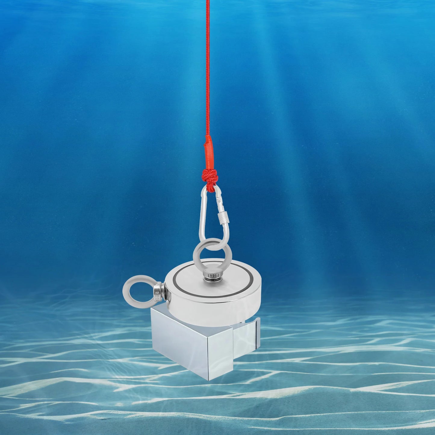 Heavy Duty Fishing Magnet Kit For Salvage With Rope