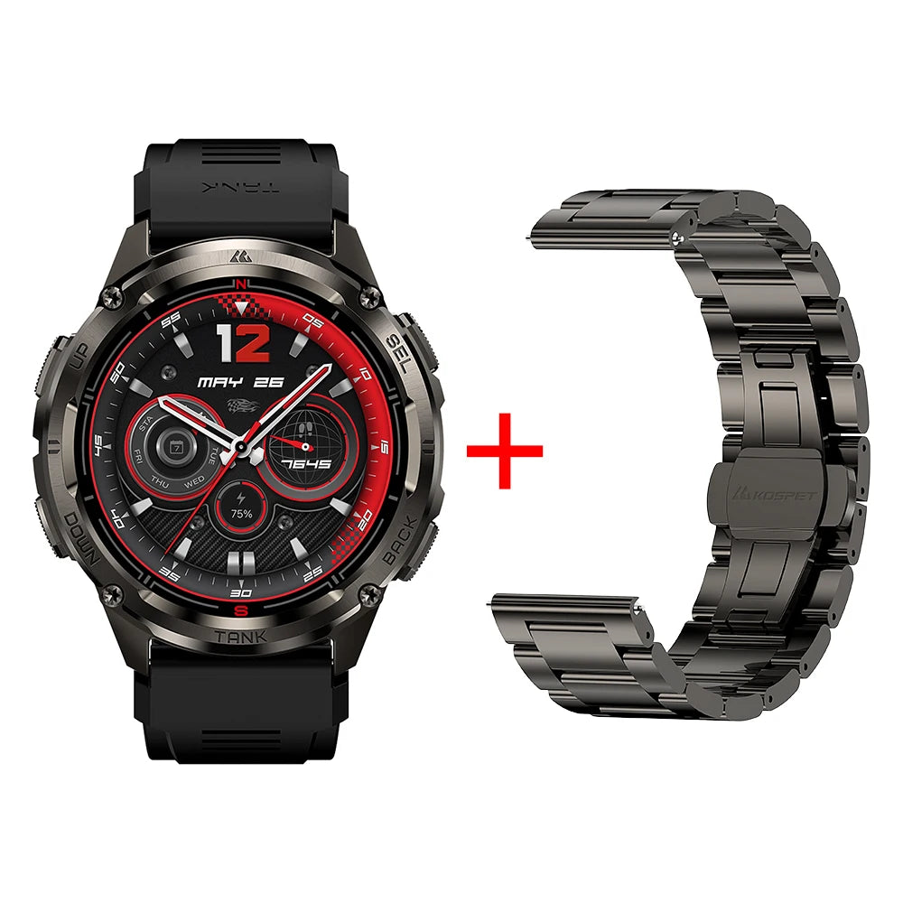 KOSPET Tank T3 Ultra 2 GPS Smartwatch With Bluetooth Calling