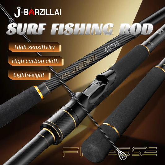 J-BARZILLA Finesse Carbon Surf Casting Rod For Offshore Saltwater