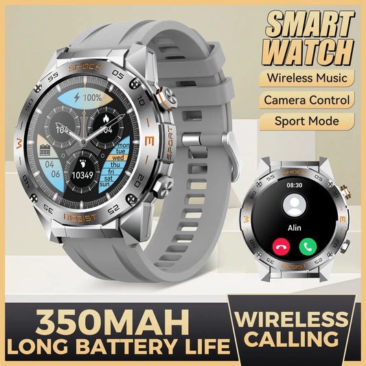 LaNikar Military Smart Watch For Men Fitness Tactical SpO2