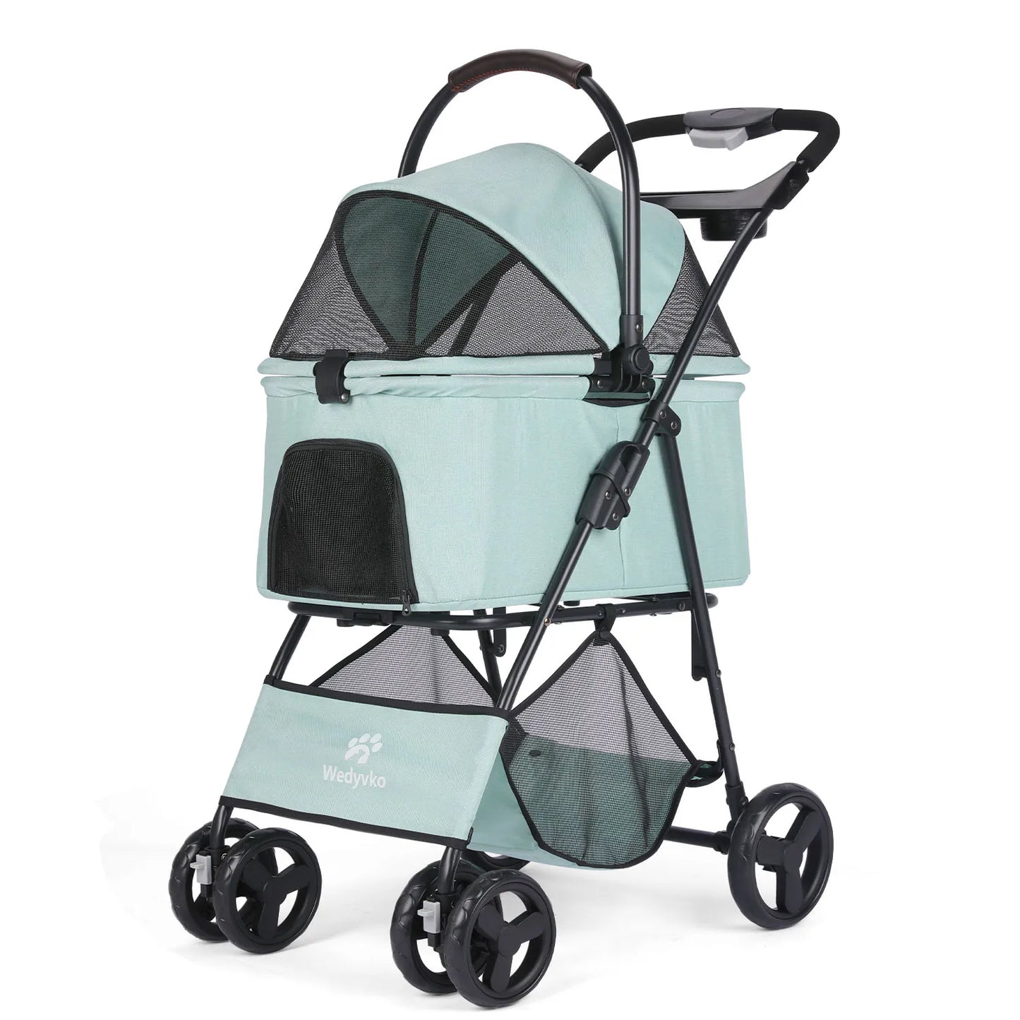 3 In 1 Pet Stroller With Removable Carrier Folding All Terrain