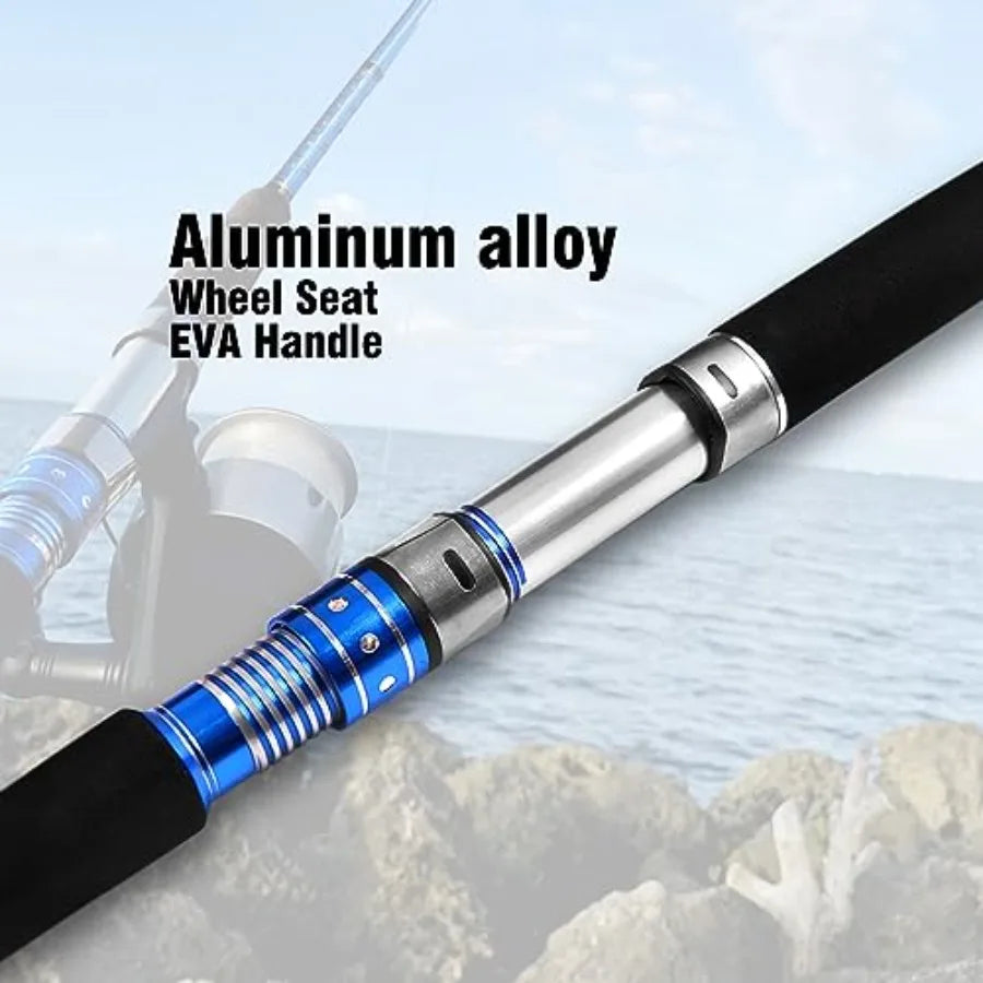 Saltwater Spinning Rod Graphite Offshore Portable Fishing Rod