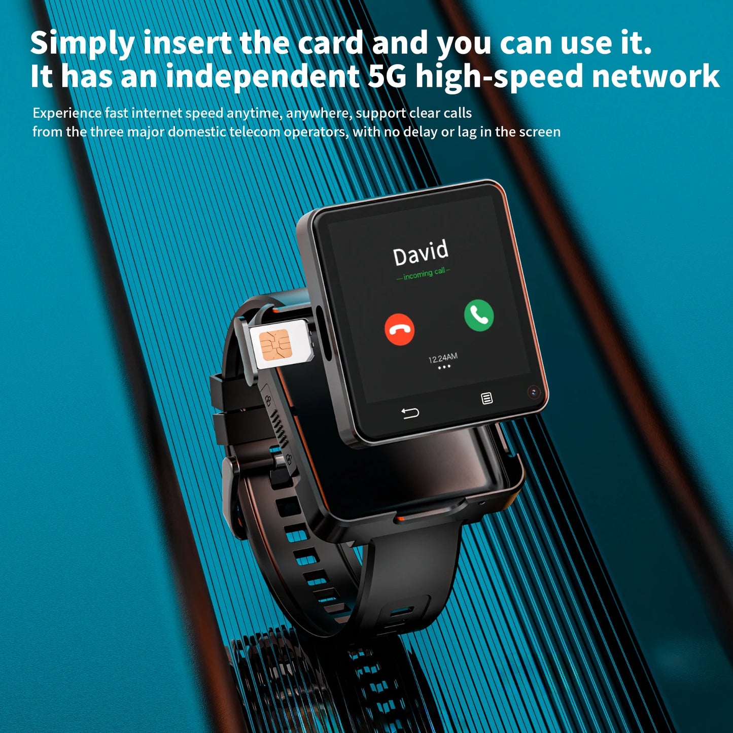 LOKMAT APPLLP 2 MAX Dual Camera Android 11 Smartwatch Phone