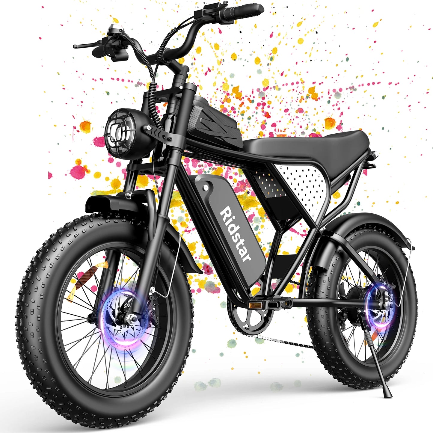 RIDSTAR MINI30 Electric Mountain Bike 1500W 28mph Fat Tire