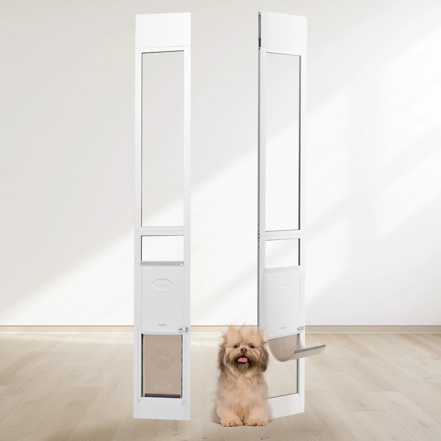 NONEDog Door Sliding Glass Pet Door for Home Use