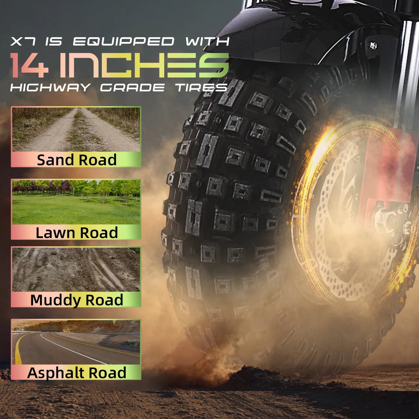 OBARTER X7 Electric Scooter 8000W Dual Motor 60V40AH