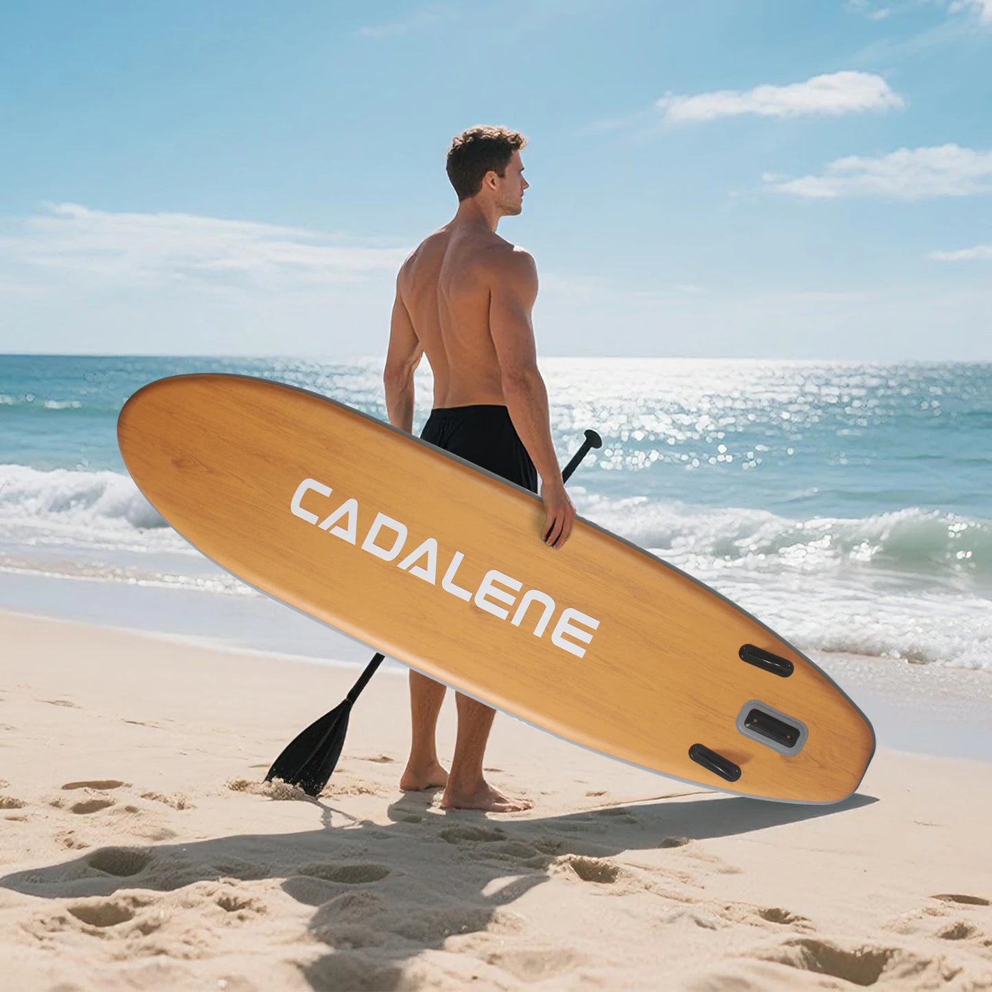 CADALENE Inflatable Stand Up Paddle Board With Premium Accessories
