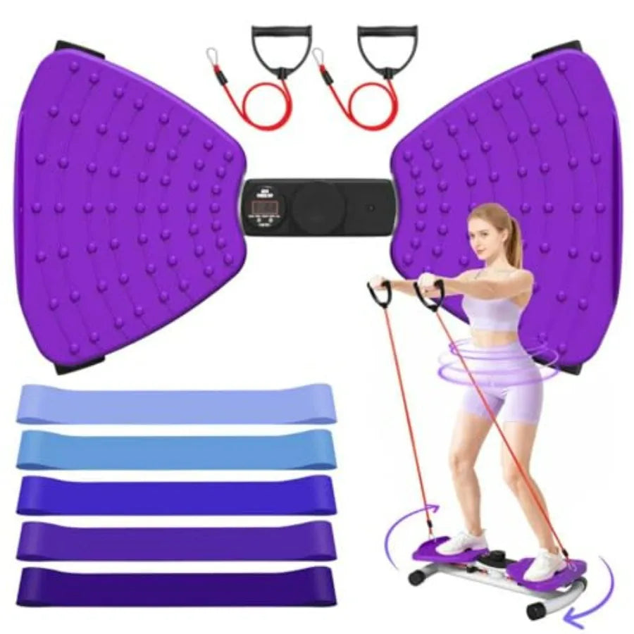 Waist Twister Machine With 5 Resistance Bands And LED Display