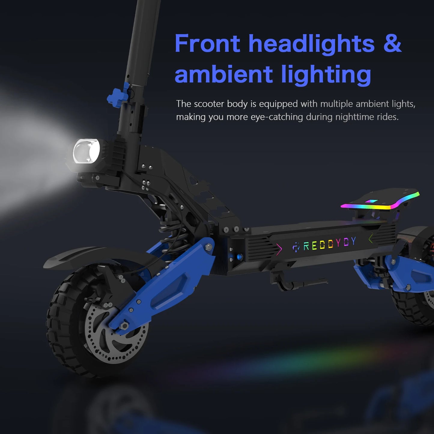 REDDYDY Electric Offroad Scooter 5000W 50 MPH 55 Mile Range