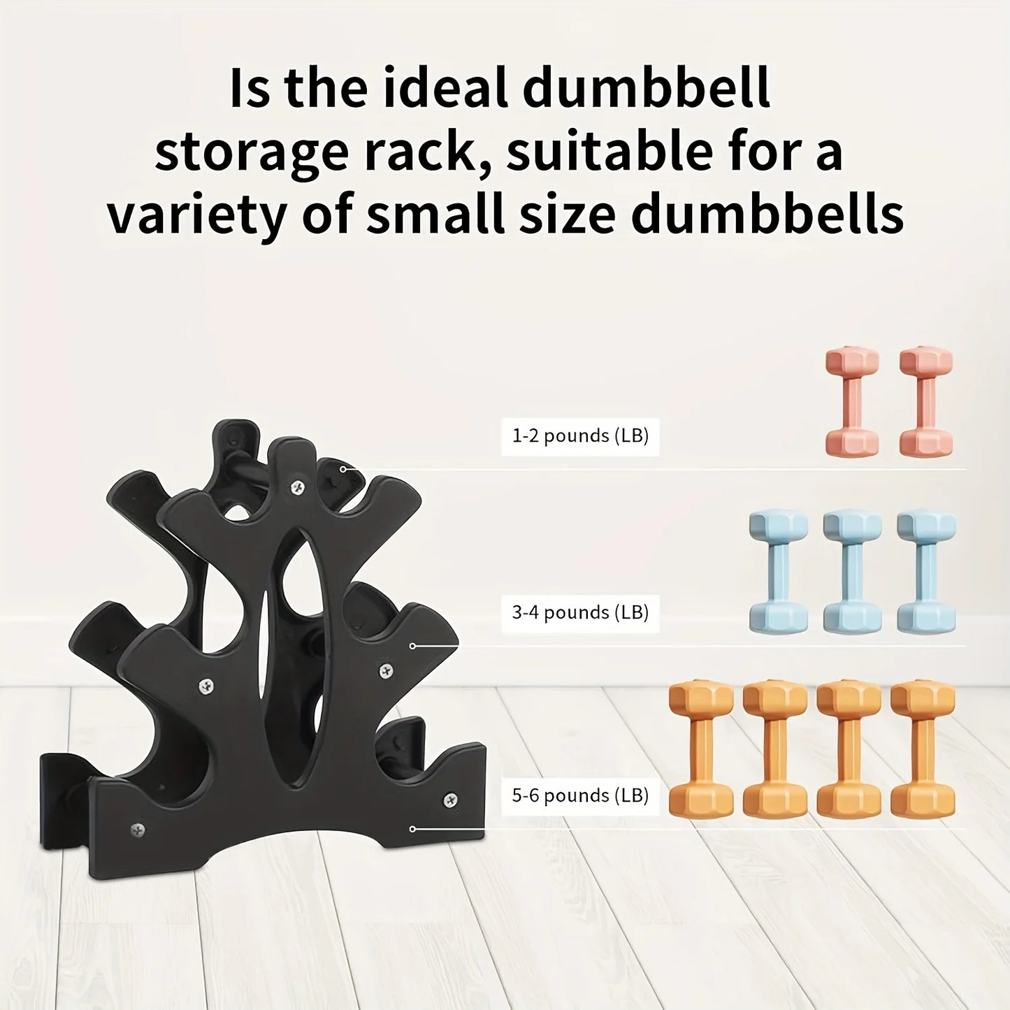 Sleek Dumbbell Set For Women Strength Training 2lb 3lb 5lb