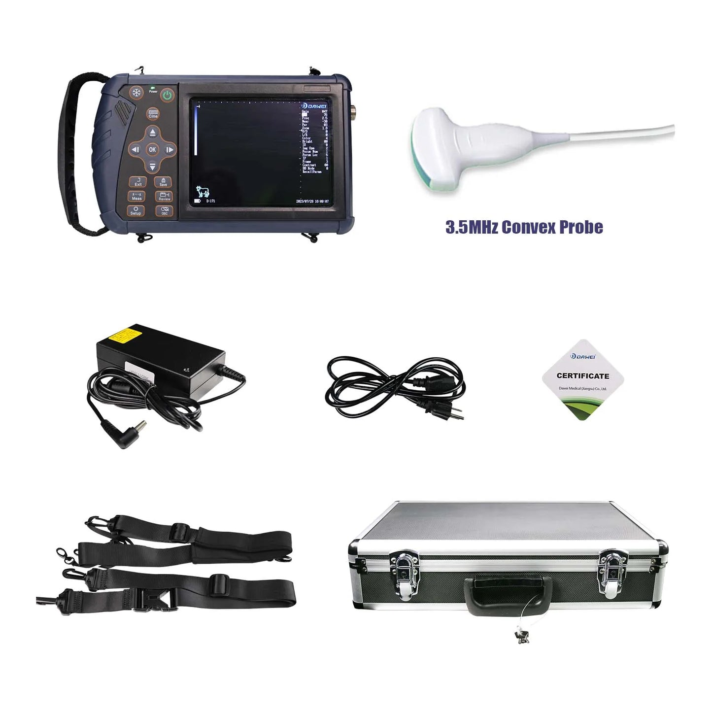 DAWEI Portable Veterinary Ultrasound Scanner B Ultra For Farm Animals