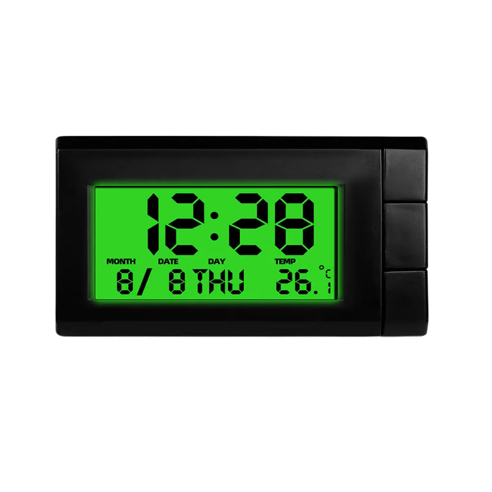 APWIKOGER Auto Temperature Meter LCD Digital Calendar Clock for Car