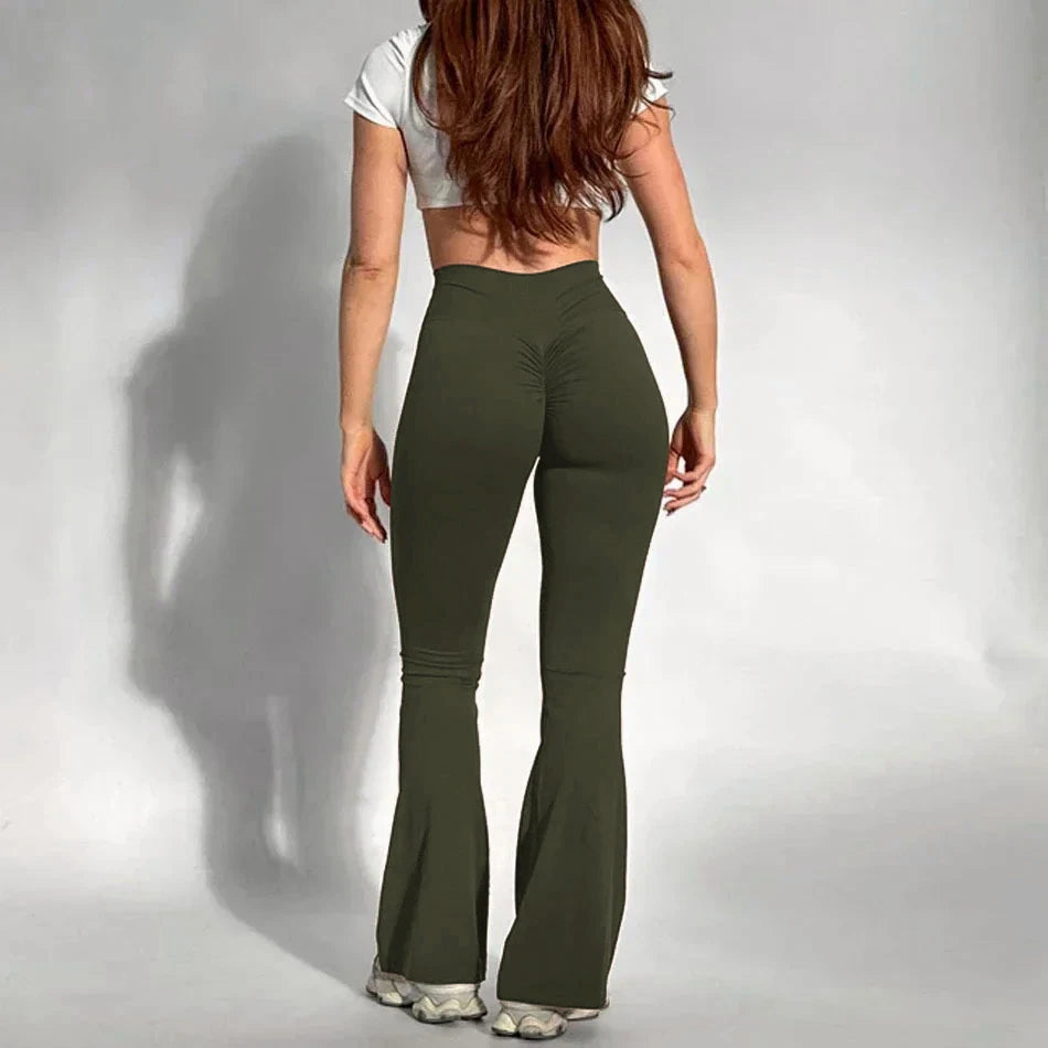 NONECN High Waist Yoga Leggings Scrunch Butt For Women