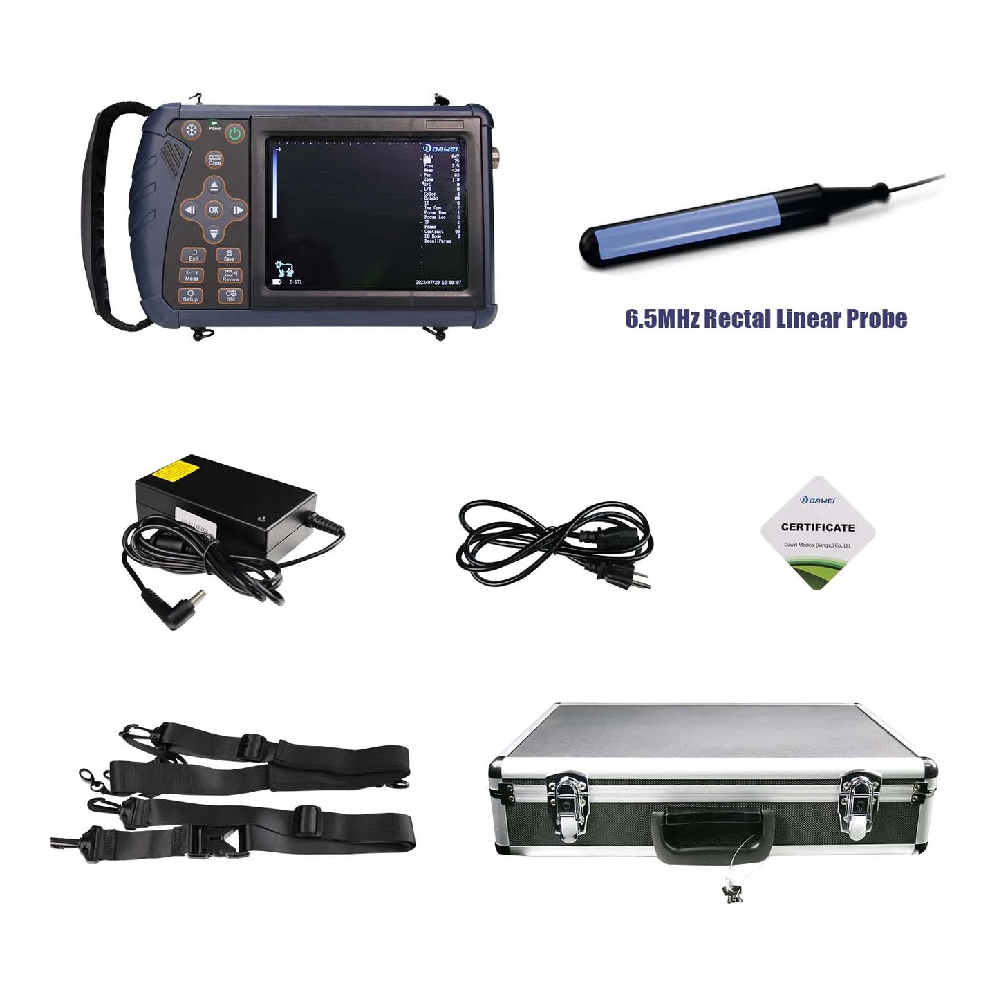 DAWEI Portable Veterinary Ultrasound Scanner B Ultra For Farm Animals