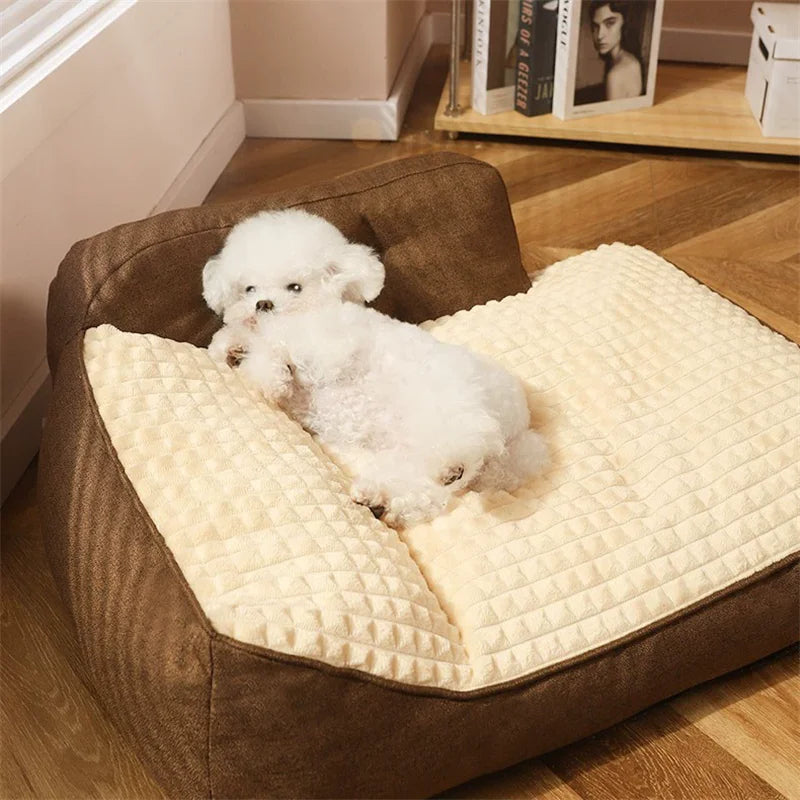 NONECN Cozy Dog Sofa Bed For Winter Comfort And Warmth