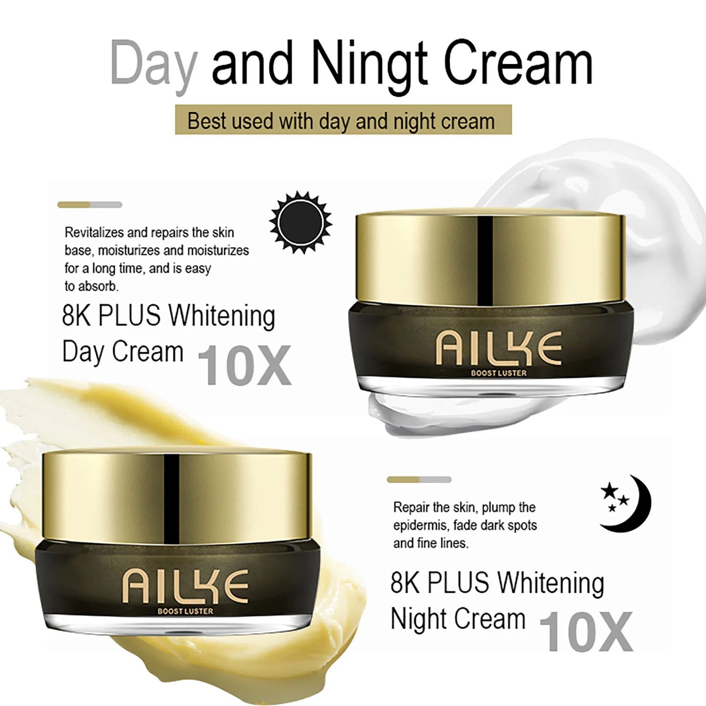 AILKE Whitening Face Cream For Dark Spots And Even Skin