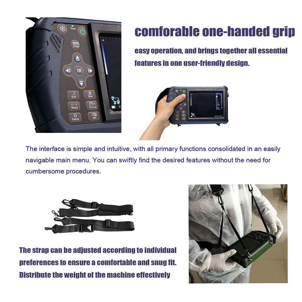 DAWEI Portable Veterinary Ultrasound Scanner B Ultra For Farm Animals