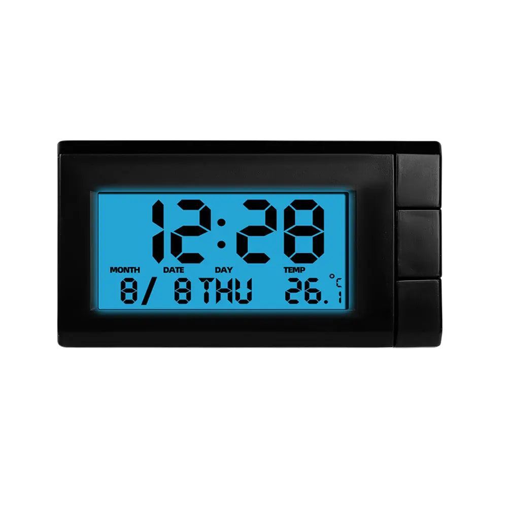 APWIKOGER Auto Temperature Meter LCD Digital Calendar Clock for Car
