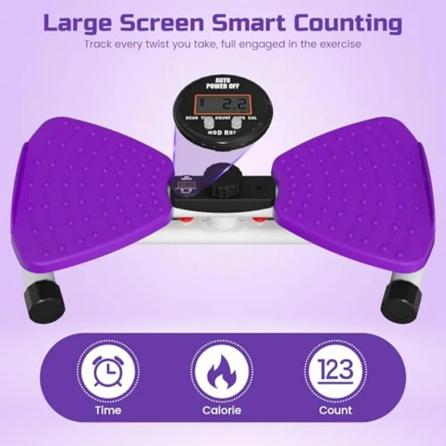 Waist Twister Machine With 5 Resistance Bands And LED Display