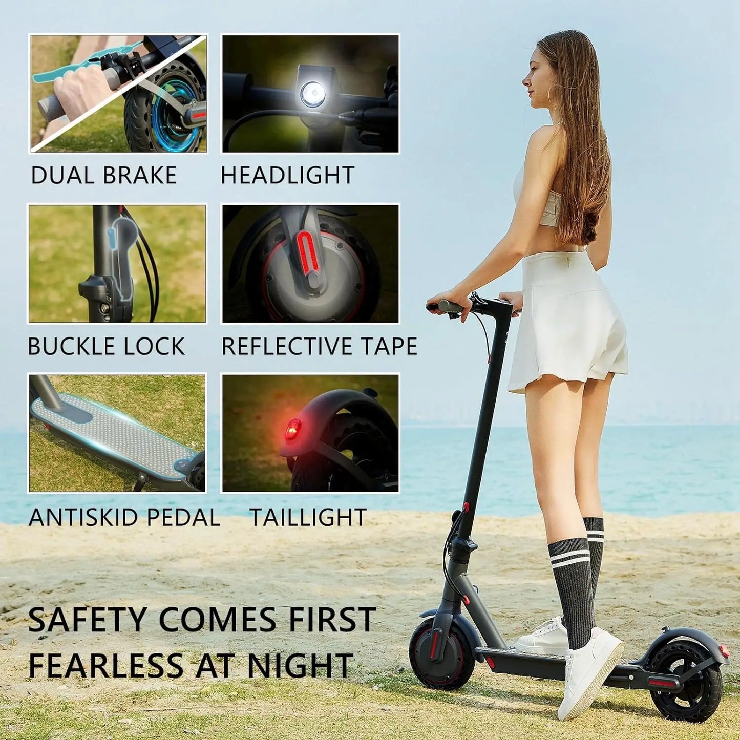 AOVOPRO G5.0 Electric Scooter 36V Foldable Long Range 16 Miles